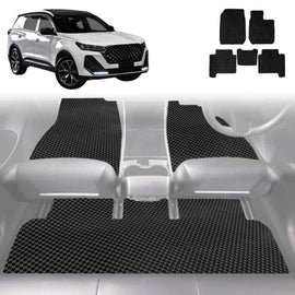 6D Diamond Car Floor Mats for Chery Tiggo 7 Pro 2023 - Current (T32) Elite, Urban, Ultimate - Custom-Fit Carpet Liner
