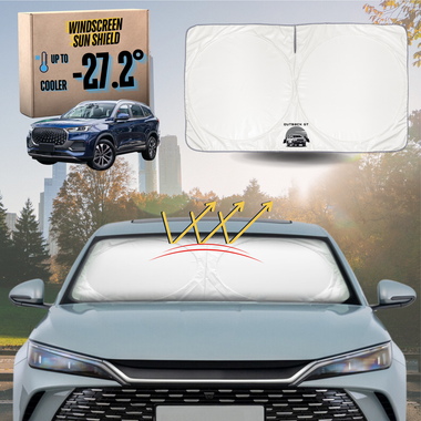 Front Windscreen Sun Shade for Chery Tiggo 8 Pro Max 2024 - Current (T31) Elite, Urban, Ultimate - Standard 150 x 85 cm