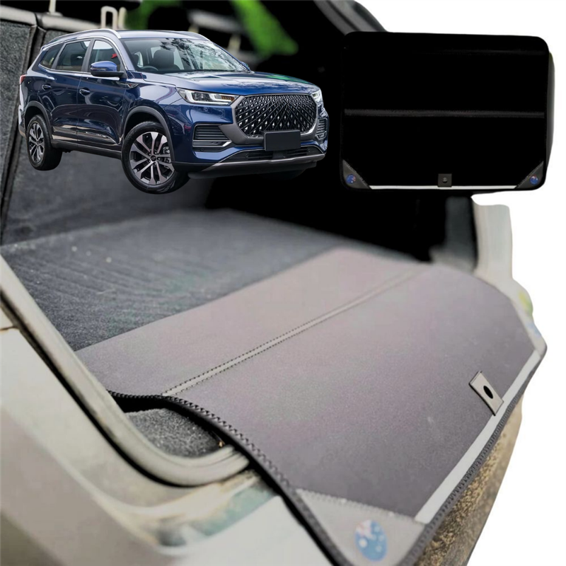 Rear Cargo Boot Bumper Protector for Chery Tiggo 8 Pro Max 2024 - Current (T31) Elite, Urban, Ultimate - XL (98 x 55) - Black