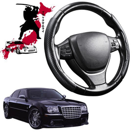 Black Samurai Segmented Steering Wheel Cover for Chrysler 300C 2005 - 2010 (LX)
