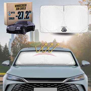 Front Windscreen Sun Shade for Chrysler 300C 2005 - 2010 (LX) - Standard 150 x 85 cm
