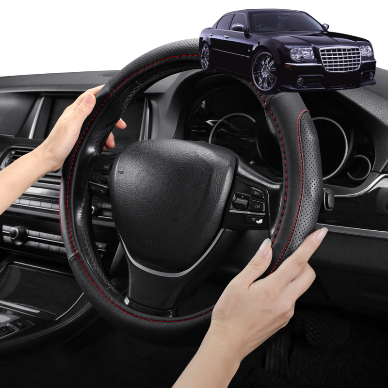 Steering Wheel Cover Pro Extra Layer for Chrysler 300C 2005-2010 (LX) - Breathable & Anti-Slip - Circle 38 cm