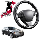 Black Samurai Segmented Steering Wheel Cover for Chrysler 300C 2011 - Current (LD)-1