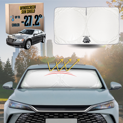 Front Windscreen Sun Shade for Chrysler 300C 2011 - Current (LD) - Standard 150 x 85 cm