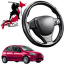 Black Samurai Segmented Steering Wheel Cover for Citroen C3 2002 - 2010 (FC FN)-1