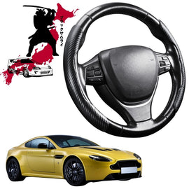 Black Samurai Segmented Steering Wheel Cover for Aston Martin Vantage 2013 - 2018 (V12)