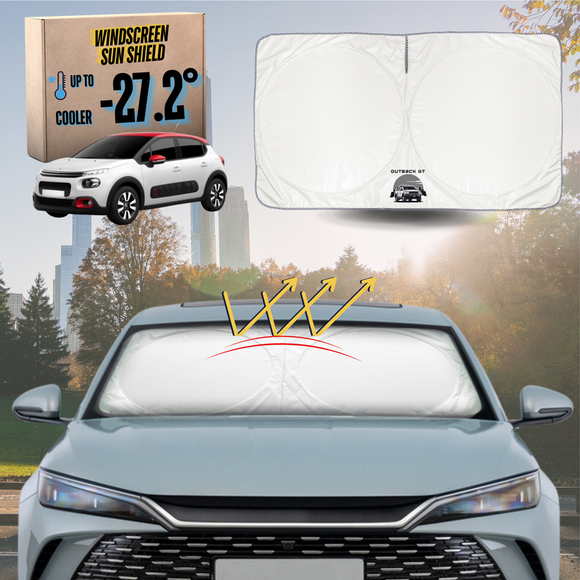 Front Windscreen Sun Shade for Citroen C3 2016 - Current (SX SY) - Standard 150 x 85 cm