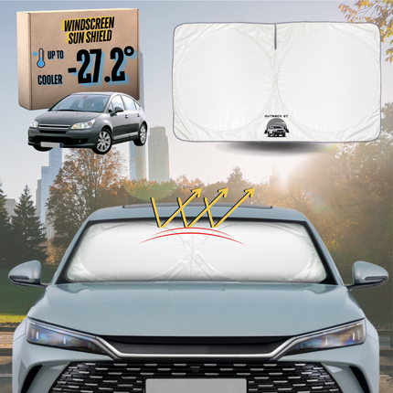 Front Windscreen Sun Shade for Citroen C4 2004 - 2010 - Standard 150 x 85 cm