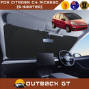 Front Windscreen Sun Shade for Citroen C4 Picasso (5-Seater) 2006 - 2013 - Standard 150 x 85 cm - Black-1