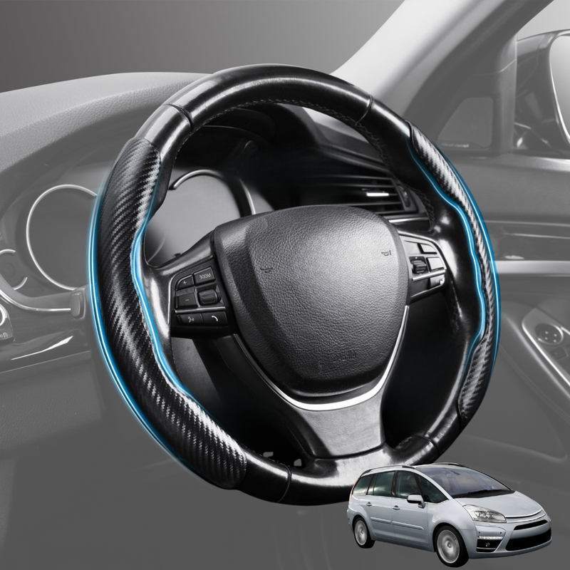Segmented Steering Wheel Cover for Citroen C4 Picasso (5-Seater) 2006 - 2013 - Universal Size