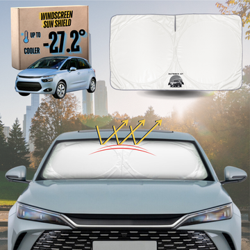 Front Windscreen Sun Shade for Citroen C4 Picasso (5-Seater) 2013 - 2022 - Standard 150 x 85 cm