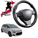 Black Samurai Segmented Steering Wheel Cover for Citroen C4 Picasso (7-Seater) 2013 - 2022-1