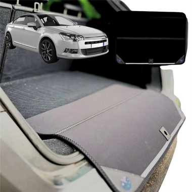 Rear Cargo Boot Bumper Protector for Citroen C5 2007 - 2017 (RD/TD) - Standard (72 x 55) - Black
