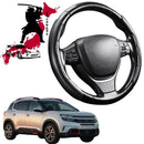 Black Samurai Segmented Steering Wheel Cover for Citroen C5 Aircross 2017 - Current C84-1