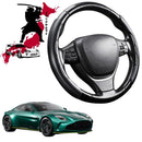 Black Samurai Segmented Steering Wheel Cover for Aston Martin Vantage 2018 - Current-1