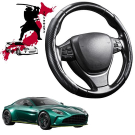 Black Samurai Segmented Steering Wheel Cover for Aston Martin Vantage 2018 - Current
