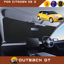 Front Windscreen Sun Shade for Citroen DS 3 2010 - 2016 - Standard 150 x 85 cm - Black-1