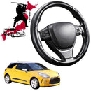 Black Samurai Segmented Steering Wheel Cover for Citroen DS 3 2010 - 2016-1