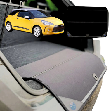 Rear Cargo Boot Bumper Protector for Citroen DS 3 2010 - 2016 - Standard (72 x 55) - Black