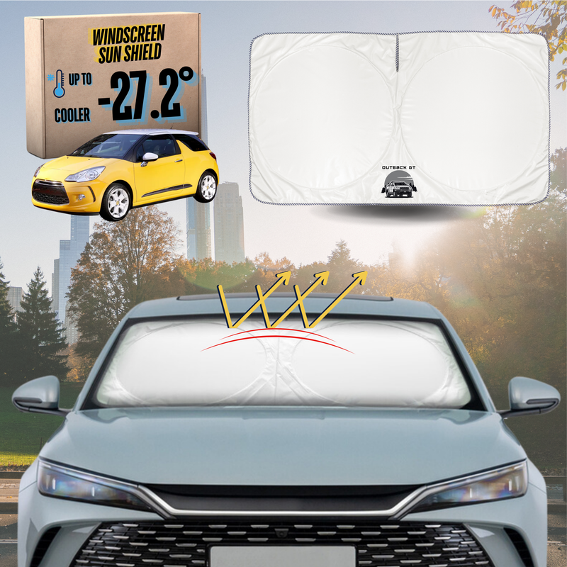 Front Windscreen Sun Shade for Citroen DS 3 2010 - 2016 - Standard 150 x 85 cm