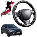 Black Samurai Segmented Steering Wheel Cover for Cupra  Ateca 2016 - Current-1