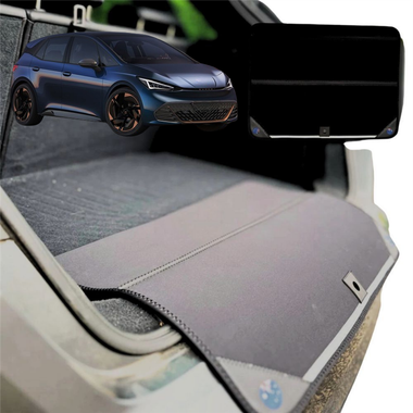 Rear Cargo Boot Bumper Protector for Cupra Born 2021 - Current - Standard (72 x 55) - Black