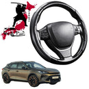 Black Samurai Segmented Steering Wheel Cover for Cupra Formentor 2020 - Current-1