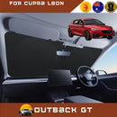 Front Windscreen Sun Shade for Cupra Leon 2020 - Current Mk4 (KL1/KL8) - Standard 150 x 85 cm - Black-1