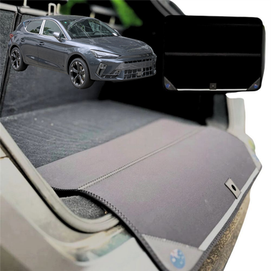 Rear Cargo Boot Bumper Protector for Cupra Leon 2020 - Current Mk4 (KL1/KL8) - Standard (72 x 55) - Black