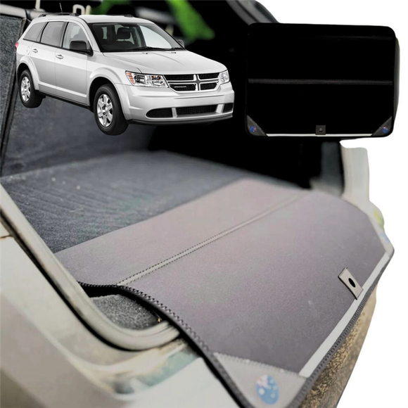 Rear Cargo Boot Bumper Protector for Dodge Journey 2011 - 2020 - XL (98 x 55) - Black