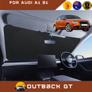 Front Windscreen Sun Shade for Audi A1 S1 2010 - 2018 (Hatch Sportback) - Standard 150 x 85 cm - Black-1