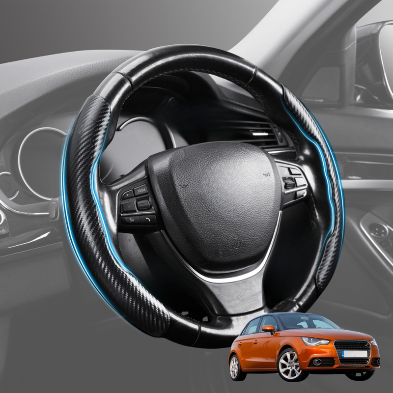 Segmented Steering Wheel Cover for Audi A1 S1 2010 - 2018 (Hatch Sportback) - Universal Size