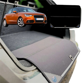 Rear Cargo Boot Bumper Protector for Audi A1 S1 2010 - 2018 (Hatch Sportback) - Standard (72 x 55) - Black