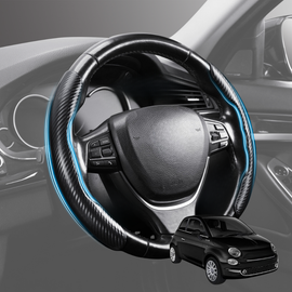 Segmented Steering Wheel Cover for FIAT 500 500c 2013 - 2021 - Universal Size