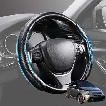 Segmented Steering Wheel Cover for FIAT Abarth 595 595C  - Current - Universal Size
