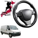 Black Samurai Segmented Steering Wheel Cover for FIAT Ducato 2006 - Current-1