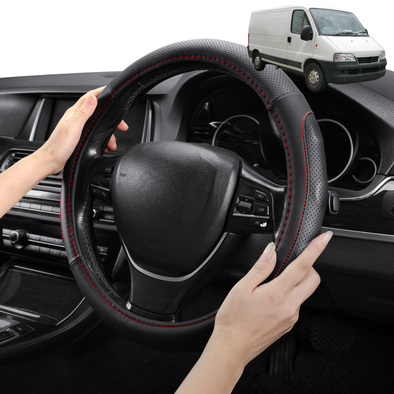 Steering Wheel Cover Pro Extra Layer for FIAT Ducato 2006 - Current - Breathable & Anti-Slip