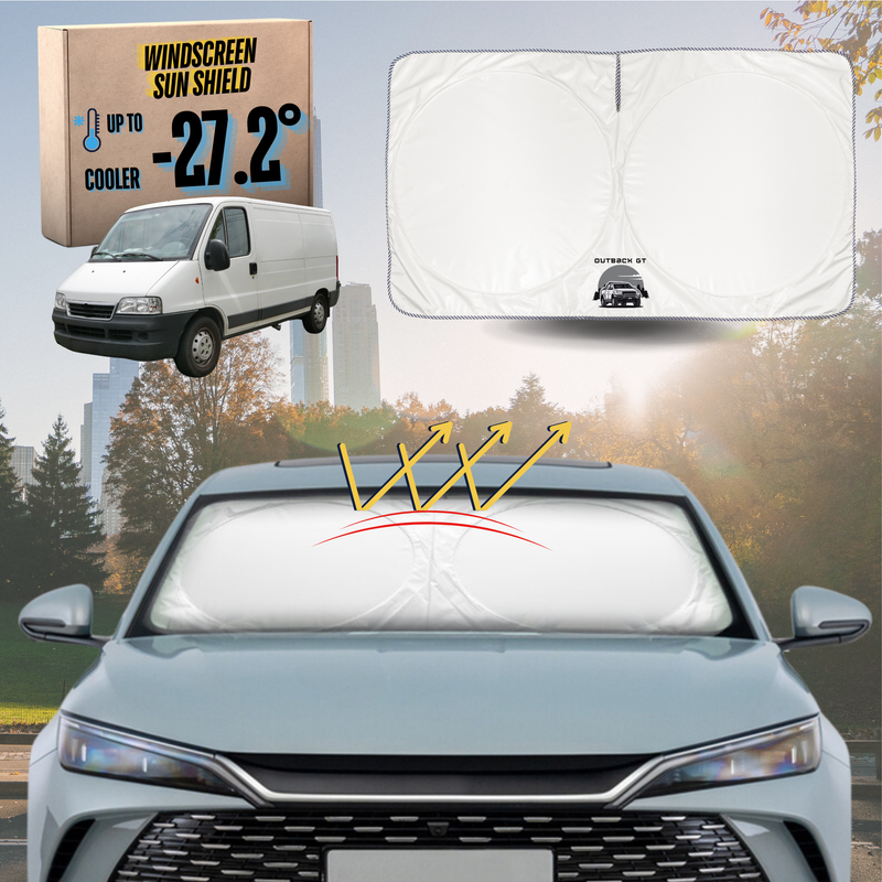 Front Windscreen Sun Shade for FIAT Ducato 2006 - Current - XL 160 x 100 cm