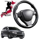 Black Samurai Segmented Steering Wheel Cover for FIAT Freemont 2011 - 2020 (JF)-1