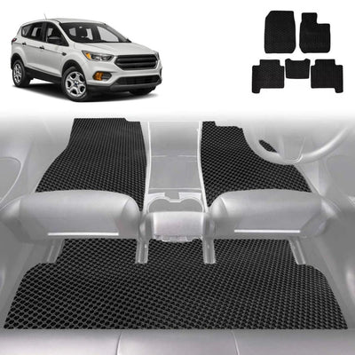 6D Diamond Car Floor Mats for Ford Escape 2013 - 2019 ZG - Custom-Fit Carpet Liner