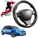 Black Samurai Segmented Steering Wheel Cover for Audi A1 S1 2019 - Current (Hatch Sportback)-1