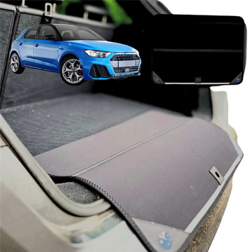 Rear Cargo Boot Bumper Protector for Audi A1 S1 2019 - Current (Hatch Sportback) - Standard (72 x 55) - Black