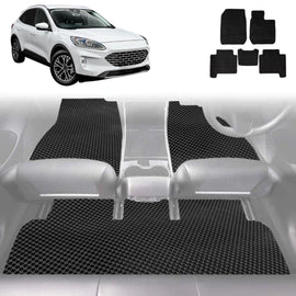 6D Diamond Car Floor Mats for Ford Escape 2020 - Current ZH - Custom-Fit Carpet Liner