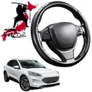 Black Samurai Segmented Steering Wheel Cover for Ford Escape 2020 - Current ZH-1