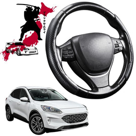 Black Samurai Segmented Steering Wheel Cover for Ford Escape 2020 - Current ZH
