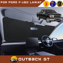 Front Windscreen Sun Shade for Ford F-150 LARIAT 2023 - Current - Standard 150 x 85 cm - Black-1