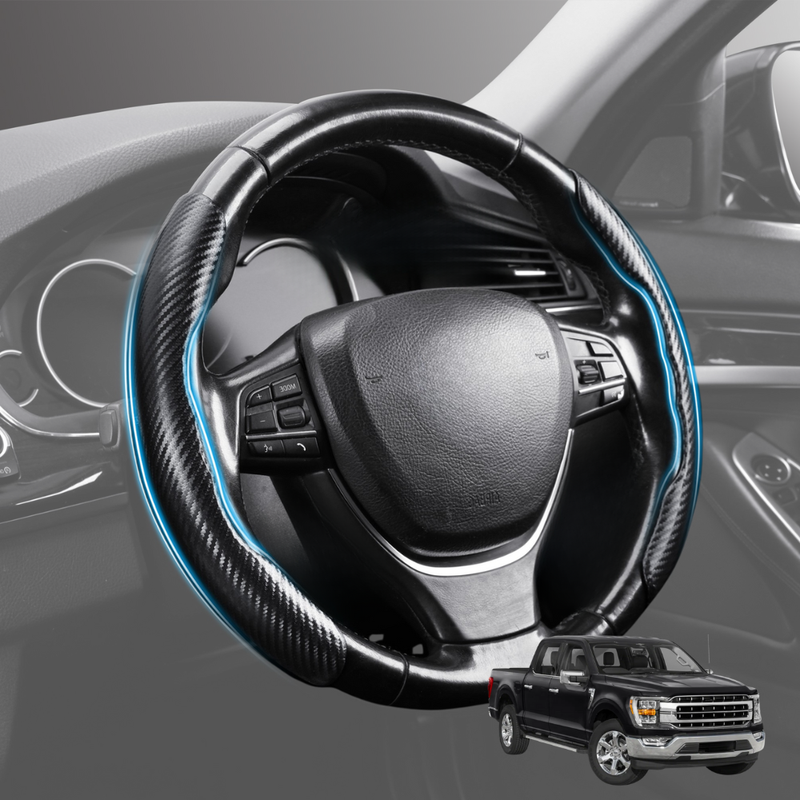 Segmented Steering Wheel Cover for Ford F-150 LARIAT 2023 - Current - Universal Size