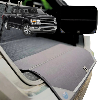 Rear Cargo Boot Bumper Protector for Ford F-150 LARIAT 2023 - Current - Standard (72 x 55) - Black