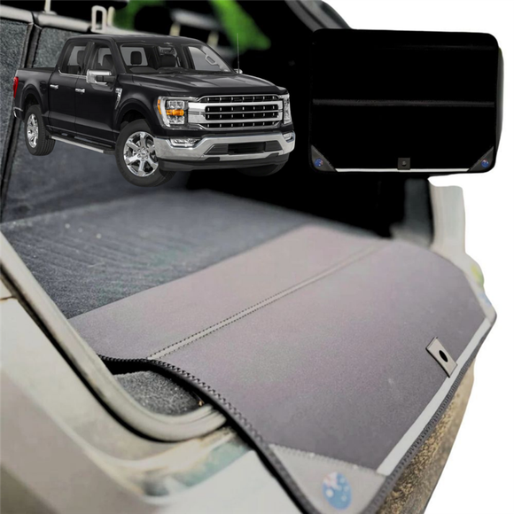 Rear Cargo Boot Bumper Protector for Ford F-150 LARIAT 2023 - Current - Standard (72 x 55) - Black