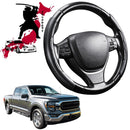 Black Samurai Segmented Steering Wheel Cover for Ford F-150 XLT 2023 - Current (SWB LWB)-1